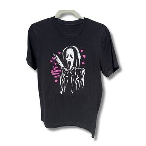 Ghostface Black and Pink Short Sleeve T-shirt